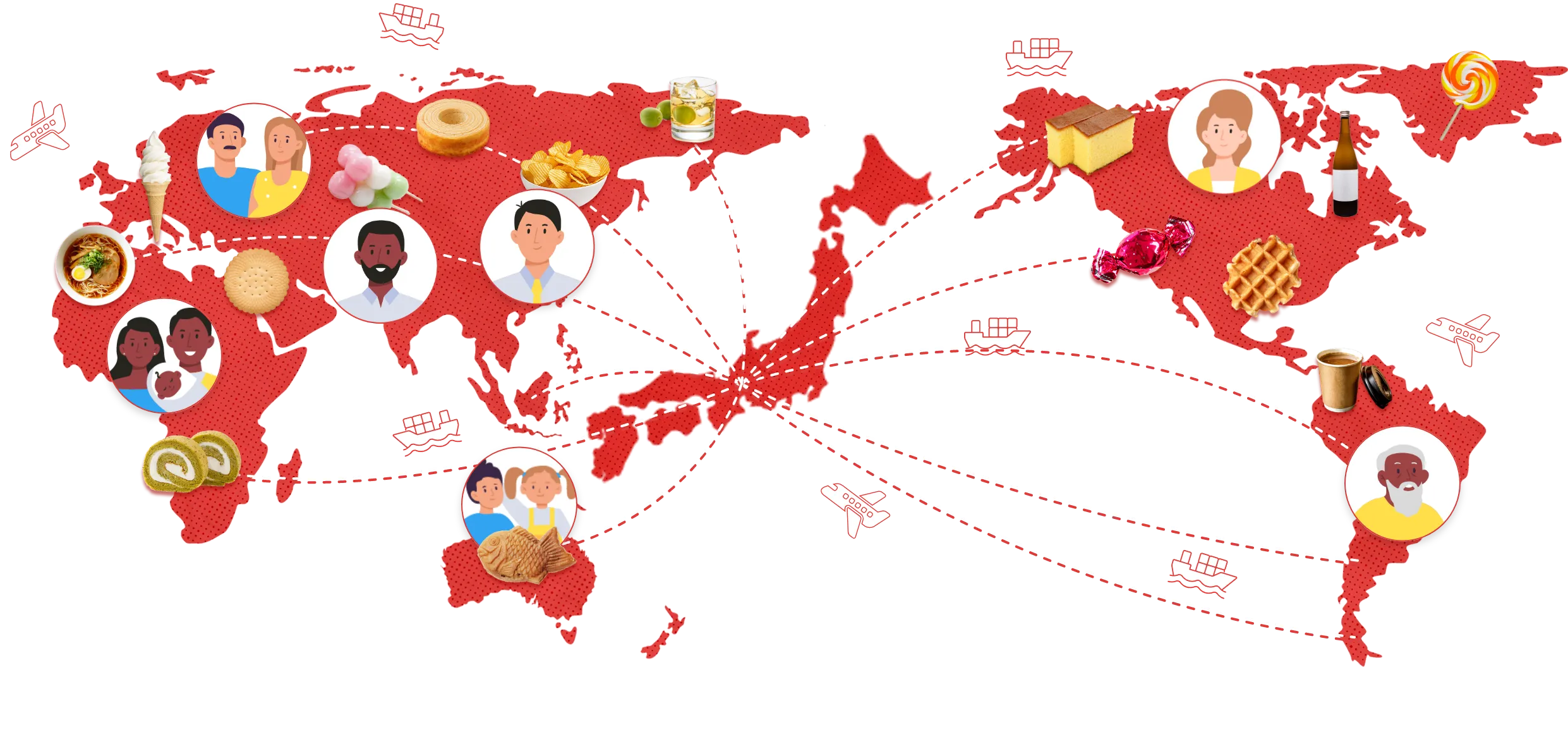 Uniting Japan and the world through food and impression