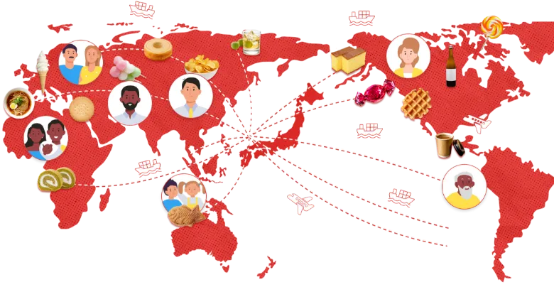 Uniting Japan and the world through food and impression